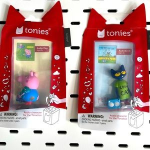 Set of two Tonies - Peppa pig Pete the Cat